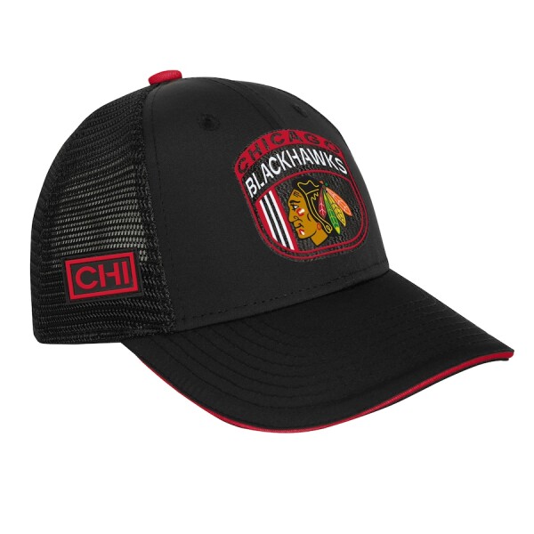 Fanatics Dětská kšiltovka Chicago Blackhawks 2024 Draft NHL On Stage Trucker Adjustable Hat