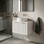 REA - Koupelnová skříňka pod umyvadlo Core 60cm White REA-M0400