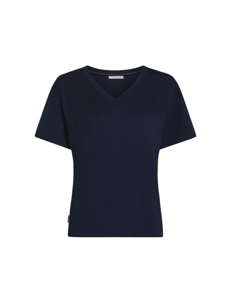 ICEBREAKER Wmns Mer 150 Tech Lite SS Relax V Neck Tee, Midnight Navy velikost: M