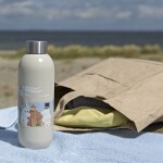 Stelton Nerezová lahev Keep Cool Sand Moomin 750 ml, šedá barva, kov