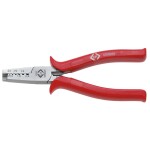 Knipex 97 52 05 Lisovací kleště i pro dvouruční ovládání 250mm / 0.5 - 6.0mm2 / AWG 20-10 / Hnízd: 3 (97 52 05)