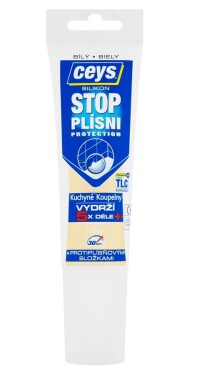 SAPHO - STOP PLÍSNI, sanitární silikon, 125ml, bílá 42505568