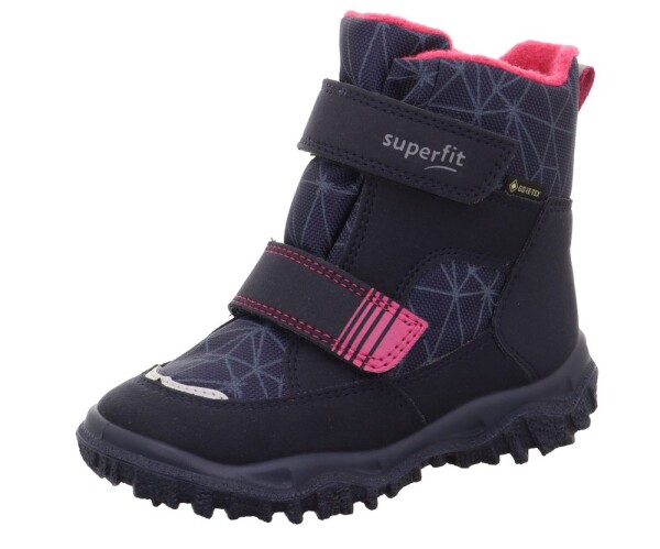 Dívčí zimní boty HUSKY Blue/Pink Gore-Tex, Superfit, 1-006080-8020, růžová - 30