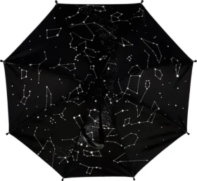 TEDDIES Deštník vystřelovací Hvězdná obloha / Deštník / průměr 100 cm / délka 70 cm (MJ2083814)