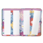 Busy B Týdenní diář To Do Floral A5 2026/27, růžová barva, šedá barva, papír