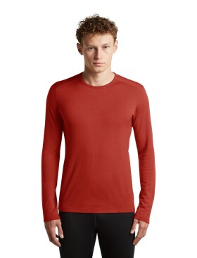 Pánské merino triko dlouhý rukáv ICEBREAKER Mens 260 Tech LS Crewe, Agate velikost: XXL