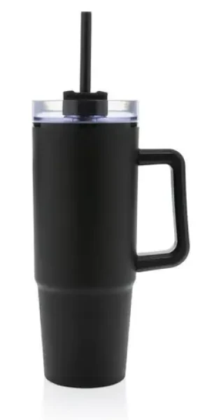 XD DESIGN Cestovní hrnek Tana černá / 900 ml / recyklovaný PP / BPA free