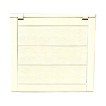 Zahradní úložný box 56x43x53cm, plast, béžová, AZB-G2035 CRM