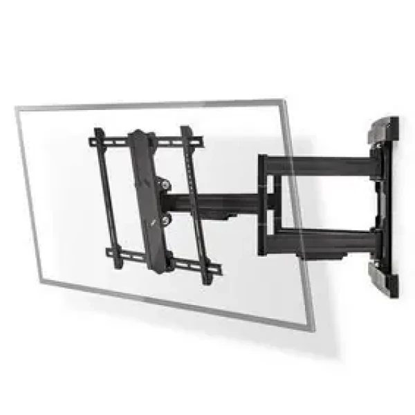 Nedis Nástěnný TV držák Full Motion / 37 - 80 " / Maximální podporovaná hmotnost obrazovky: 70 kg / Naklápěcí / Otočné (TVWM6551BK)
