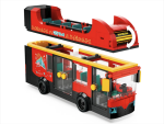 LEGO® City 60407 Červený dvoupodlažní vyhlídkový autobus