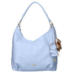 Elegantní dámská koženková kabelka LB Sandy, modrá