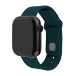 FIXED Set silikonových řemínků Silicone Sporty Strap pro Apple Watch 42/44/45/46mm tmavě zelený (FIXSST2-434-DRGRE)