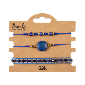 Náramky - Modrý kámen - Albi