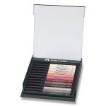 Popisovače Faber-Castell Pitt Artist Pen Brush 12 ks, tělové barvy