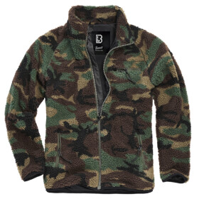Brandit Bunda Teddyfleece Jacket woodland 3XL