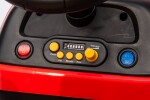 Mamido Dětský elektrický traktor BBH-030 s přívěsem červený