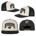 Outerstuff Dětská kšiltovka Minnesota Wild NHL Flatbrim Arch Deadstock Snapback