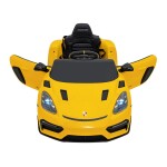 Mamido Elektrické autíčko Porsche Spyder RS 718 žluté