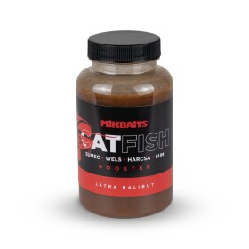 Mikbaits Booster Catfish sumec 250ml - Játra Halibut,Mikbaits Booster Catfish sumec 250ml - Játra Halibut