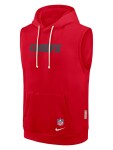 Nike Pánská mikina Kansas City Chiefs NFL 2026 Sideline Standard Issue Sleeveless Hoodie Velikost: 3XL