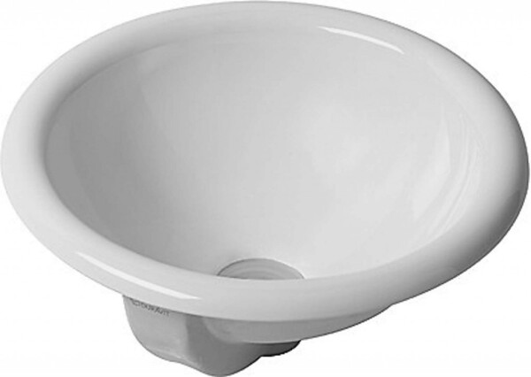 DURAVIT - Architec Umyvadlo s přepadem, průměr 40 cm, bílá 0318400000