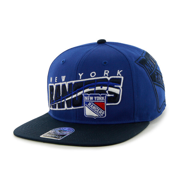 47 Brand Pánská Kšiltovka New York Rangers Hazelwood Snapback