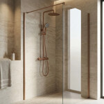 REA - Sprchová sada bez výtoku s termostatem Lungo Copper Brush REA-P6734