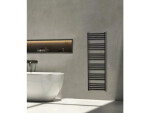 CERANO - Koupelnový radiátor Fulgiduson - boční připojení - 765W - černá matná - 1800x530 mm CER-18050BD