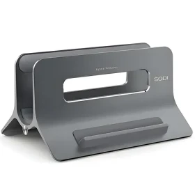 SODI SMS-300 šedá / Stojan pro notebook / Gravitační úchyt / hliník a silikon / pro MacBook do 2,7 cm (B2.011333sku)