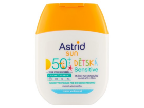 Astrid Sun Sensitive dětské mléko na opalování SPF 50+ 60 ml