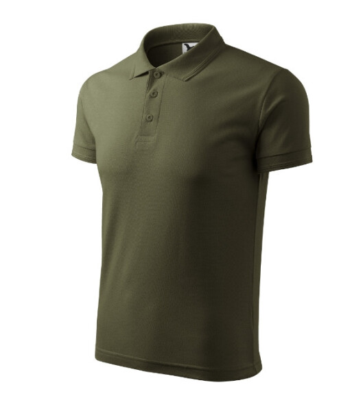 Pique Polo polokošile pánská military XL