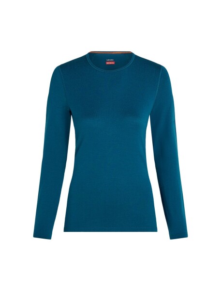 Dámské merino tričko s dlouhým rukávem ICEBREAKER Wmns 260 Tech LS Crewe, Atlantis velikost: M