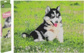 GRAFIX Diamantové malování Husky