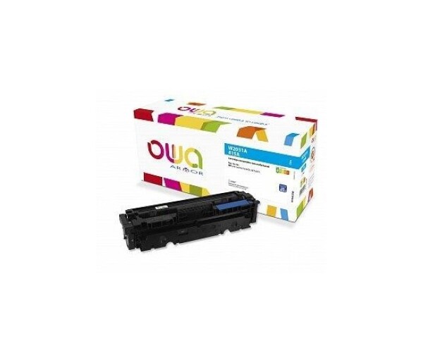 OWA Armor toner pro HP Laserjet M 450, 454, 455, 470, 479, 2100 stran, W2031A, cyan/modrá EDF_1082604
