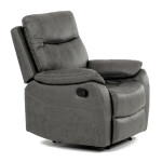Polohovací křeslo, šedá, látka vintage, TV-4092 GREY3