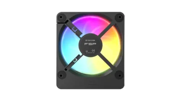 Fortron FSP ZENFAN-BA černá / Ventilátor / 140 mm / ARGB / PWM / digitální displej / 26 dB (POF0000022)