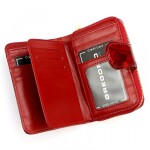 Luxusní dámská kožená peněženka Gregorio Santina, červená