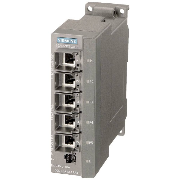 Siemens 6GK50050BA101AA3 6GK5005-0BA10-1AA3 průmyslový ethernetový switch 10 / 100 MBit/s