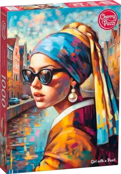 CHERRY PAZZI Puzzle Dívka s perlou