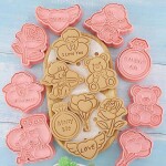 Dortisimo Plastové vypichovače Valentýn (8 ks)