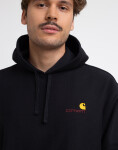 Carhartt WIP Hooded American Script Sweat Black M