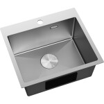 MEXEN - Solix ocelový dřez 1-bowl 500 x 450 mm, nerez HC 6402501000-01HC