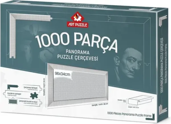 ART PUZZLE 14624 Rám na puzzle 96x34cm bílá