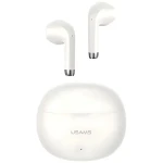 USAMS US-YO17 Rhymbo TWS béžová / Bezdrátová sluchátka do uší / Bluetooth 5.3 / 35 mAh + 400 mAh (BHUYO02)