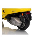 Mamido Dětský elektrický skútr Vespa ROMA žlutý