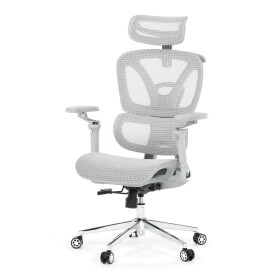 Kancelářská židle, synchronní mechanismus, šedá síťovina, KA-B2361 GREY