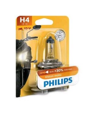 Philips Vision Moto 12342PRBW H4 P43t-38 12V 60/55W