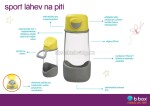 B.box 500407 Sport lahev na pití 450 ml - emerald forest