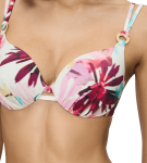 Dámská plavková podprsenka Summer Fleur WP - Triumph tmavá kombinace tyrkysové (M025) 042B