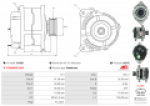 Alternátor CHEVROLET Captiva (C100), Cruze (J300) a Orlando (J309) | 2.0 a 2.2 Diesel